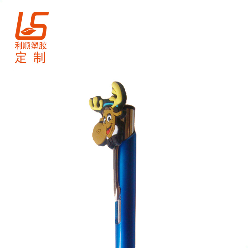 定制PVC軟膠公仔筆蓋 卡通公仔筆蓋